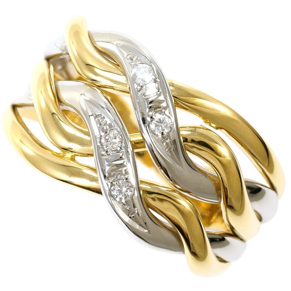 VINTAGE 18k Gold Diamond Ring